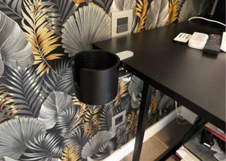Escritorio Ikea OBEGRÄNSAD negro