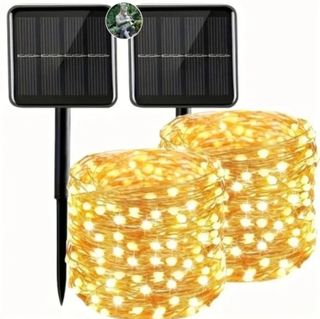 2 Guirnaldas Solares LED 300 luces 