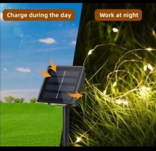 2 Guirnaldas Solares LED 300 luces 