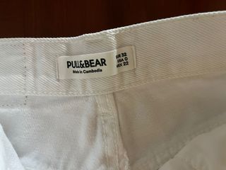 Shorts vaqueros blancos mujer de Pull&Bear