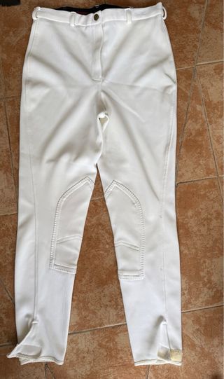 Pantalón Equitación Blanco M profesional 