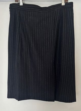 Traje chaqueta falda rayas 