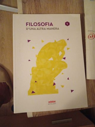 Libro Filosofía Edebé 