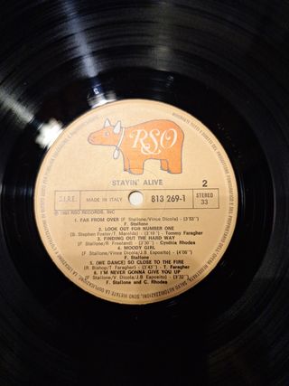 LP Vinile Staying Alive - Colonna Sonora