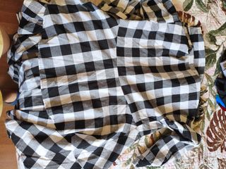 Camisa cuadros blanco-negro