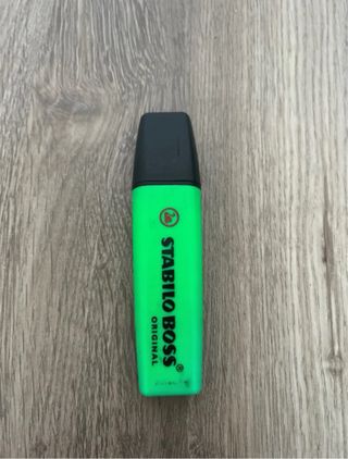 3 Rotuladores Stabilo Boss Verde