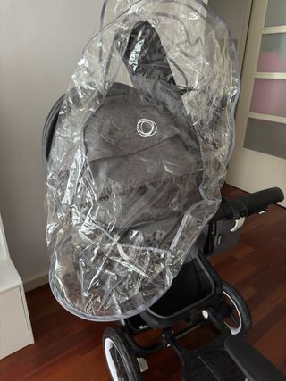 Bugaboo Donkey 5 gemelar gris + accesorios