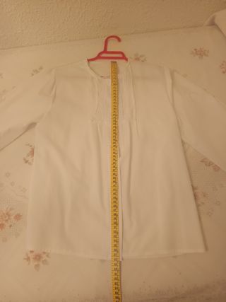 Camisa blanca baturra