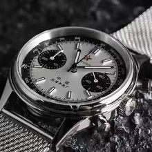 Reloj de cuarzo 1963 con cronógrafo de aviación