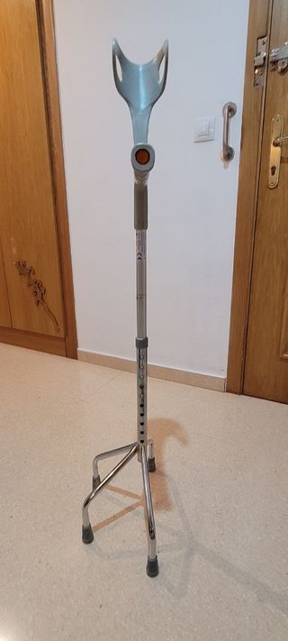 Muleta bastón alumino