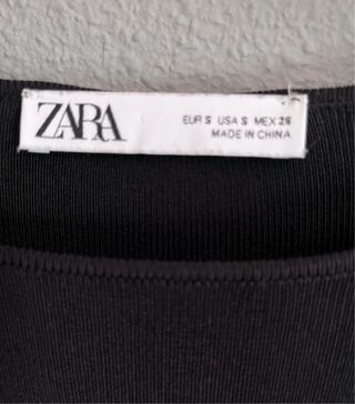 Vestido Zara negro fiesta