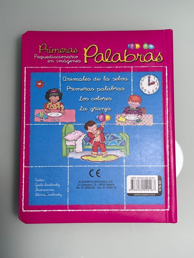 Pequediccionario “Primeras palabras”- SUSAETA