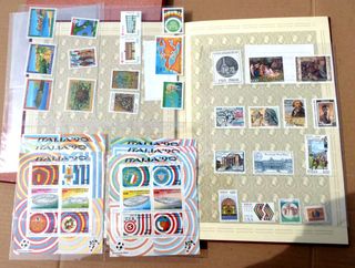 Album Francobolli Italia 1990 annata completa New 