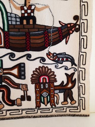 Tapiz artesanal Perú - Arte textil