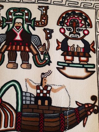 Tapiz artesanal Perú - Arte textil