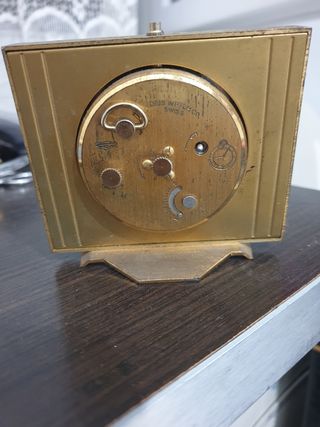 Reloj despertador ORIS dorado