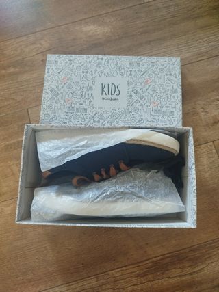 Zapatillas de vestir lona talla 39 niños,