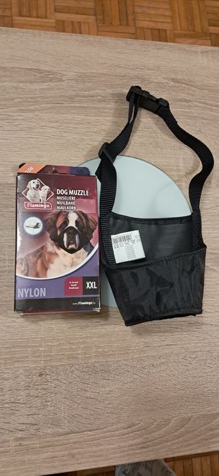 Bozal perro Flamingo XXL - Negro