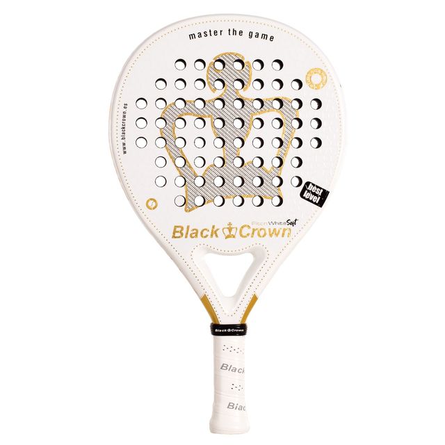 Pala pádel Black Crown Piton White Soft