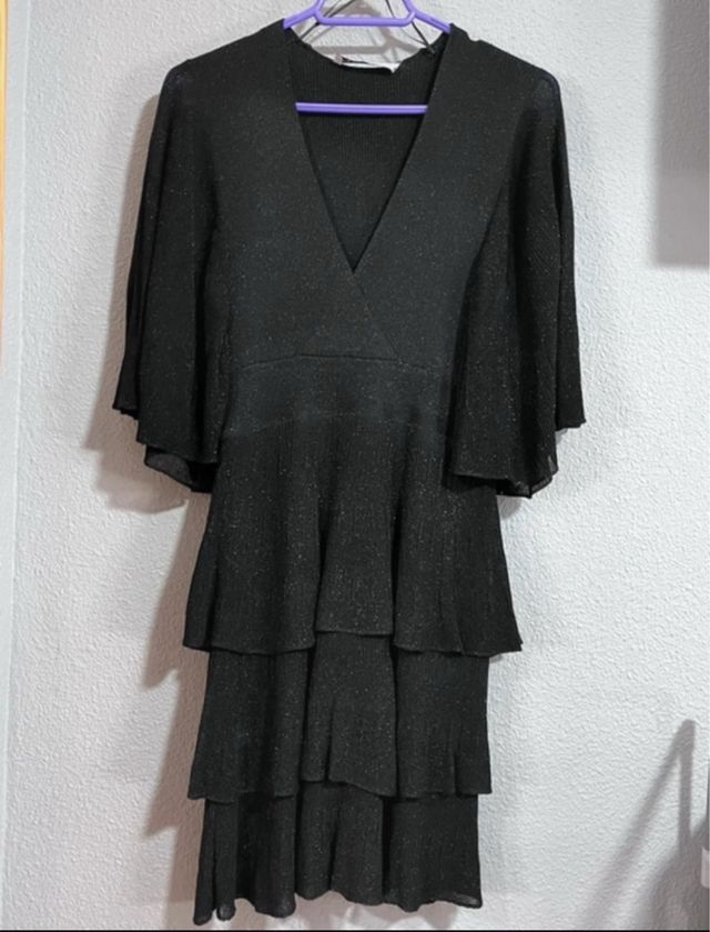 Vestido negro fiesta - Talla M
