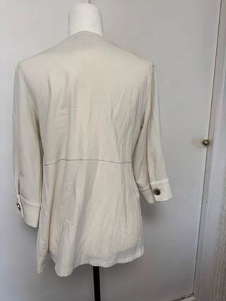 Blusa blanca cruzada