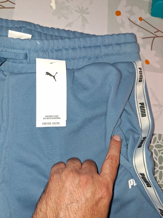 Shorts Puma celeste