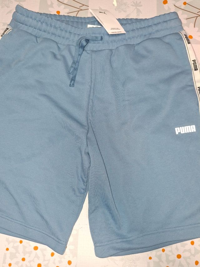Shorts Puma celeste