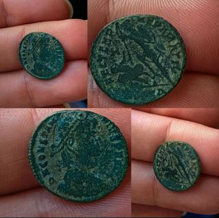Moneda romana antigua