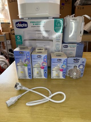 Chicco Esterilizador + 3 biberones