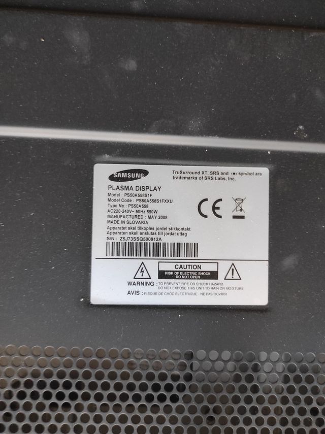 Placas de TV plasma Samsung 