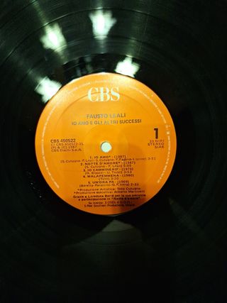 LP Fausto Leali - Io amo