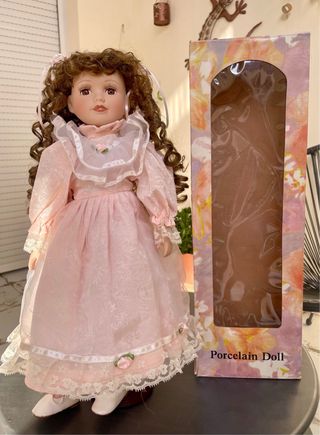 Muñeca porcelana antigua