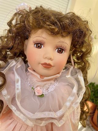 Muñeca porcelana antigua