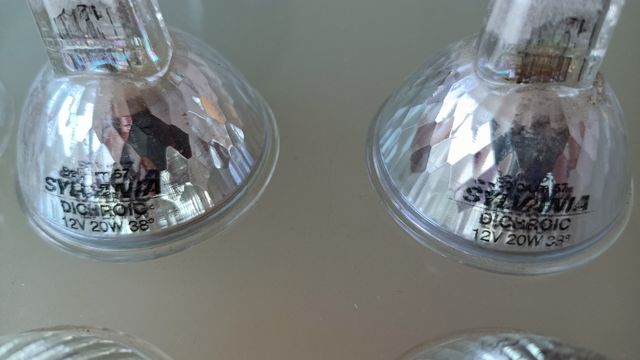 18 Halógenos 50w 12v GU5.3 / MR16 Osram, Sylvania