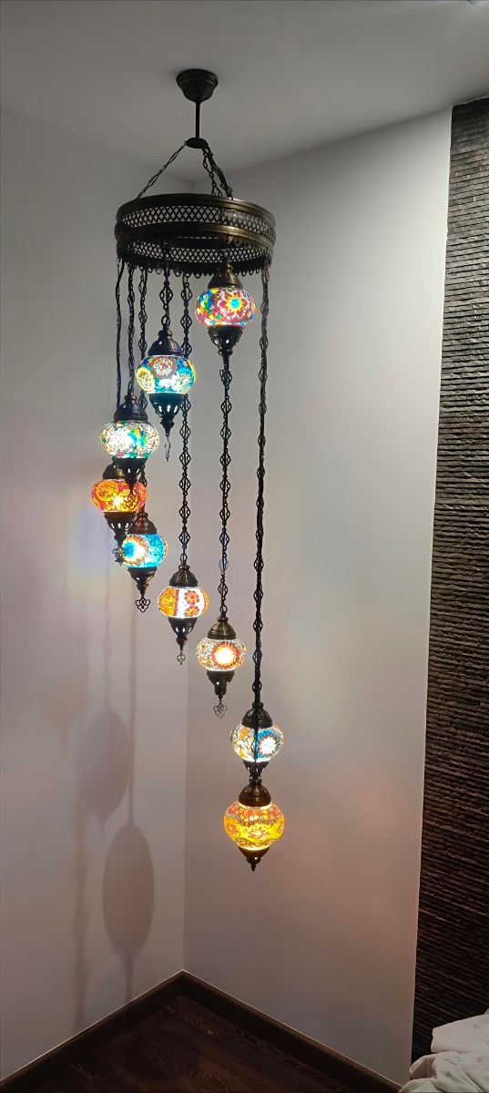 Lampara Arabe - 9 luces