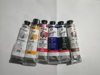6 Pinturas al óleo Goya. 20ml.