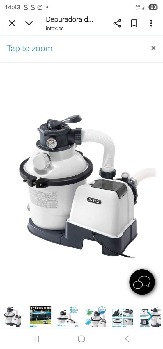 Depuradora INTEX SX1500 - 5700L/h