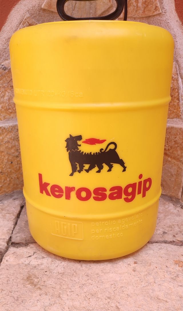 Bidone pubblicitario Agip Kerosagip