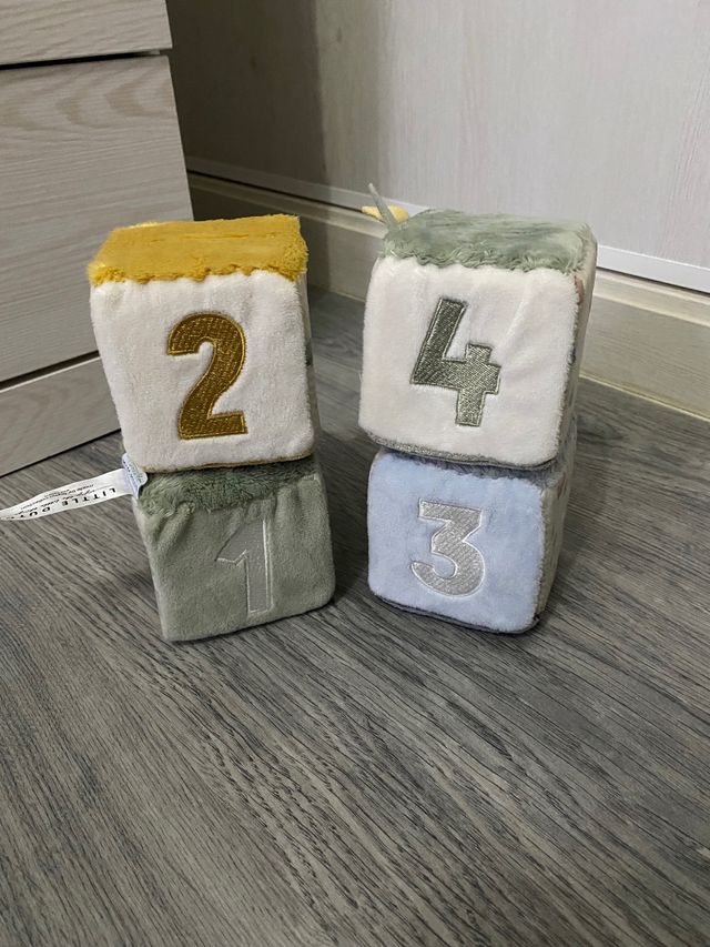 Cubos bebé texturas suaves - 4uds
