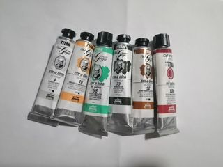 Óleos Goya Titan - 6 tubos 20ml.