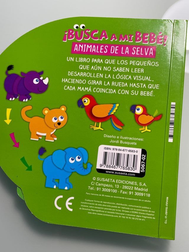 Libros: Animales del mar + Animales de la selva