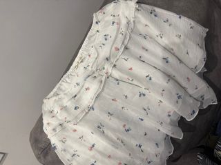 Blusa blanca estampada