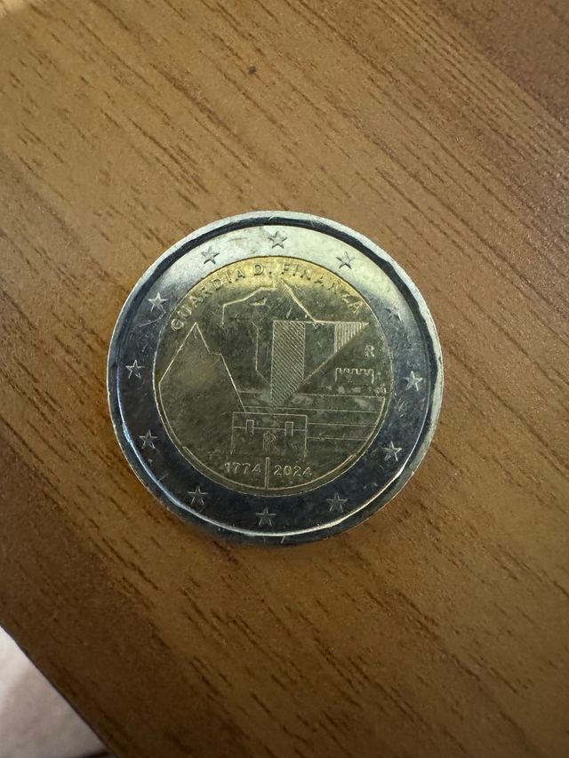 2€ commemorativa Guardia di Finanza 2024