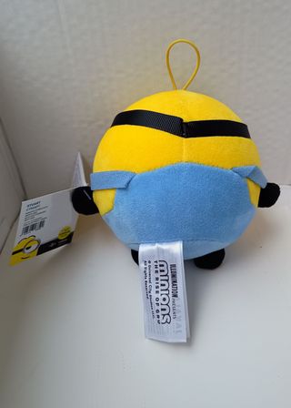 Peluche Minion Stuart morbido rotondo minions