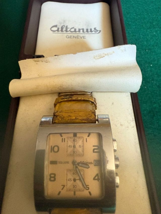 Orologio Altanus Cronografo cinturino usurato