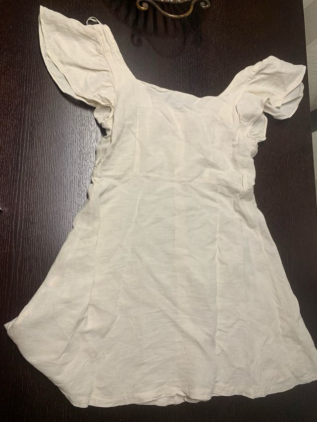 Vestido Zara blanco - Talla XS