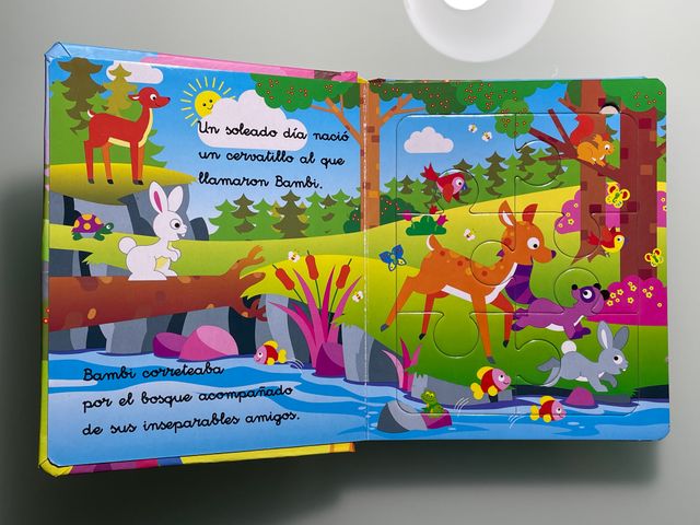 Cuento- Puzzle “Bambi”- SUSAETA