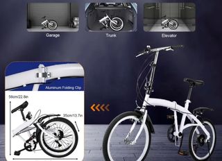 Bicicleta Plegable 50.8 cm – Aleación de Aluminio 