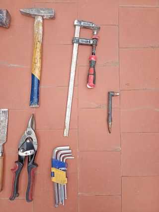 Lote herramientas usadas