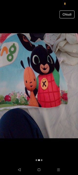 Copri cuscino Bing: tenero e colorato